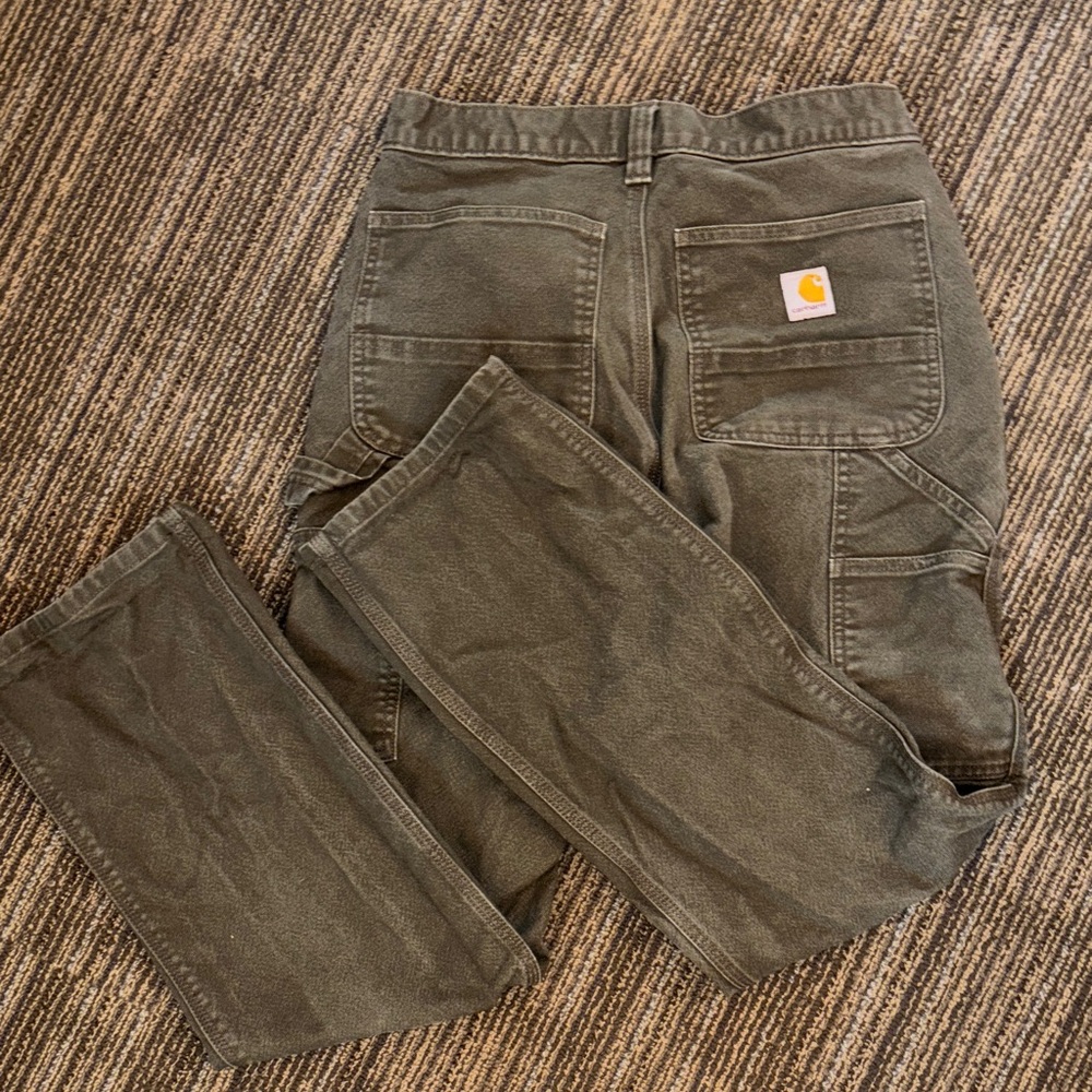 Carhartt Men's Dark Olive Cargo Pants